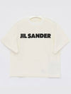 Logo T-Shirt Porcelain - JIL SANDER - BALAAN 3