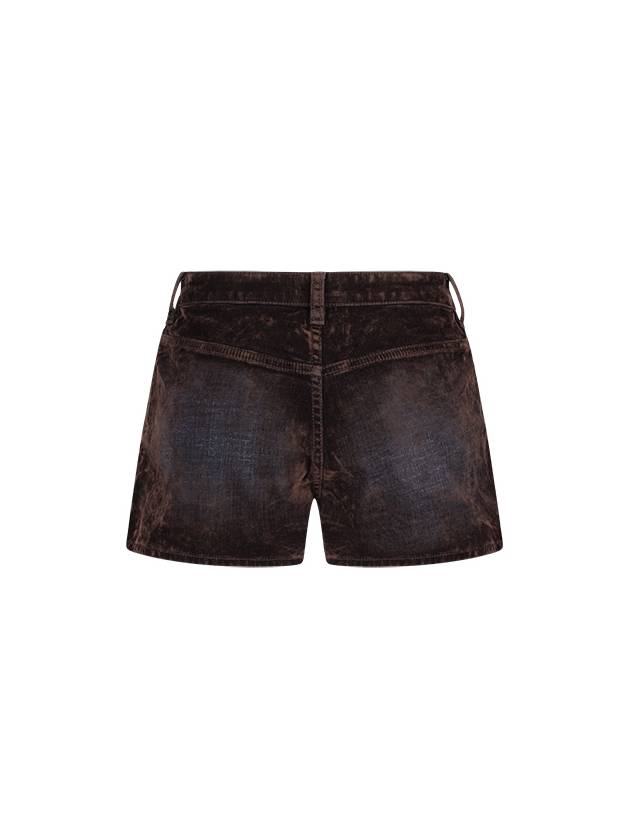 FITTED SHORTS IN FLOCK DENIM - PINKO - BALAAN 2