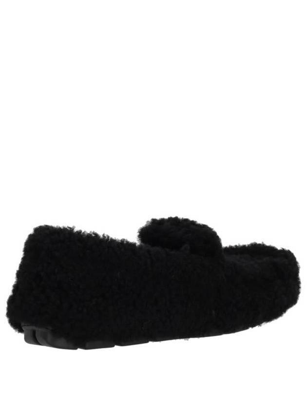 Shearling Driving Shoes Black - PRADA - BALAAN 4