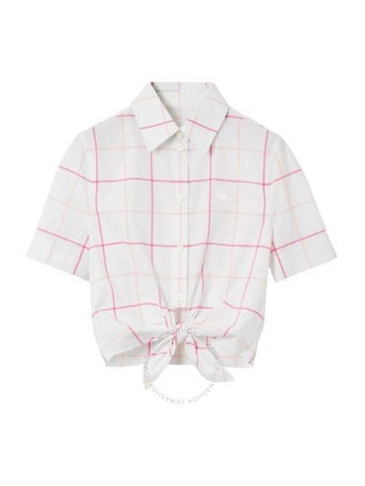 Check Crop Shirt 8071791 - BURBERRY - BALAAN 2