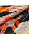 Lettres Equestre 90 Scarf Black - HERMES - BALAAN 6