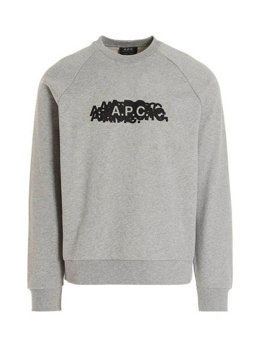 Koraku Logo Sweatshirt Gray - A.P.C. - BALAAN.