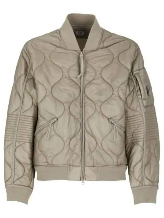 Liner Padded Bomber Jacket Beige - CP COMPANY - BALAAN 2