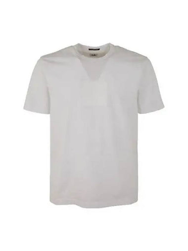 T shirt Metropolis Jersey Logo Short Sleeve White - CP COMPANY - BALAAN 1