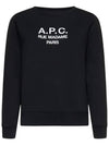 Women's Tina Logo Sweat Sweatshirt Black - A.P.C. - BALAAN 2