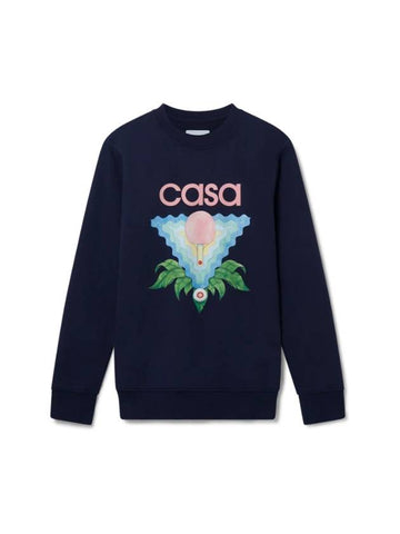 Memphis Icon Sweatshirt Navy - CASABLANCA - BALAAN 1