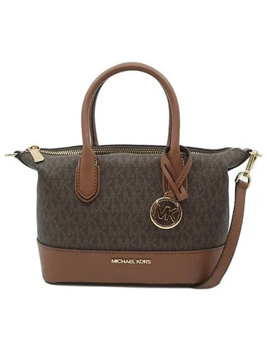 Hyde Small Satchel Bag 35S4G4FS1B BROWN - MICHAEL KORS - BALAAN 1