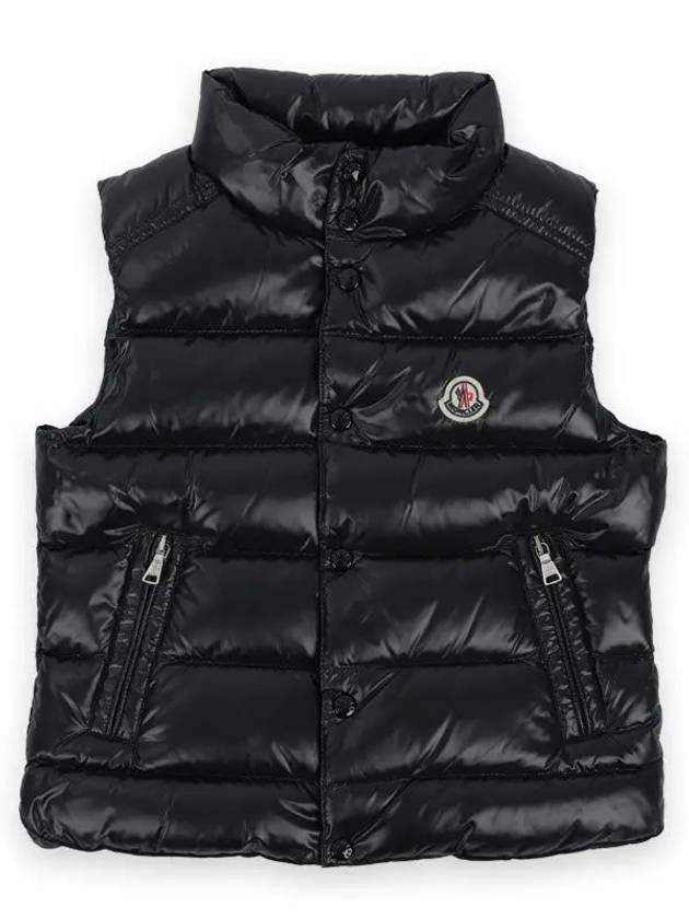 Kids TIB Logo Patch Padded Vest Black 1A12620 68950 999 8 10A - MONCLER - BALAAN 1