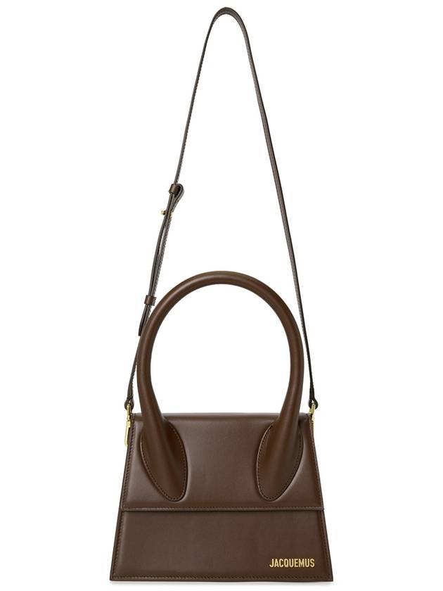 Le Grand Chiquito Large Signature Tote Bag Midnight Brown - JACQUEMUS - BALAAN 8