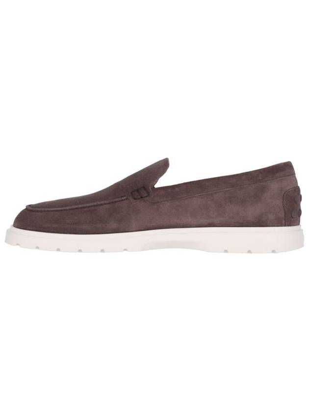 Men's Suede Loafers Brown - TOD'S - BALAAN 3