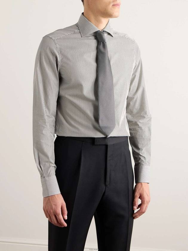 Zegna Milano fit striped shirt 39 - ERMENEGILDO ZEGNA - BALAAN 7