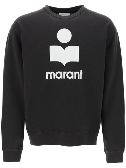 Mikoy Logo Print Sweatshirt Black - ISABEL MARANT - BALAAN 2