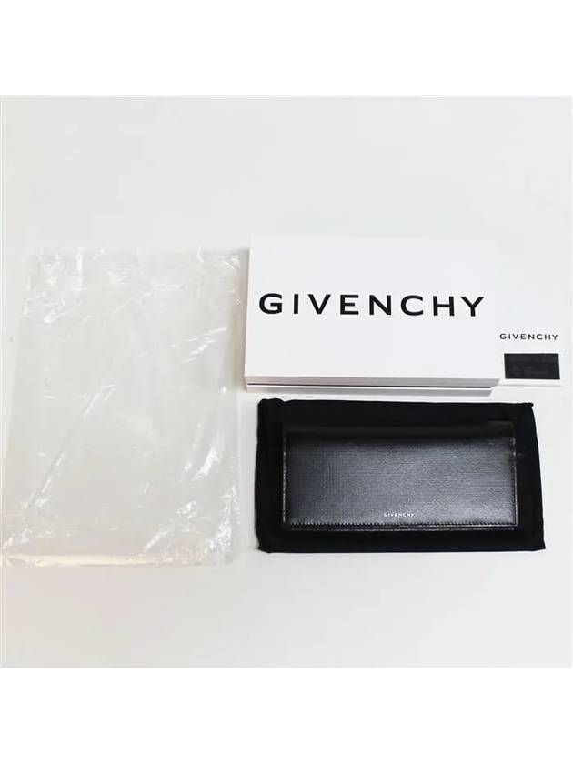 Classic 4G Logo Leather Long Wallet Black - GIVENCHY - BALAAN 9