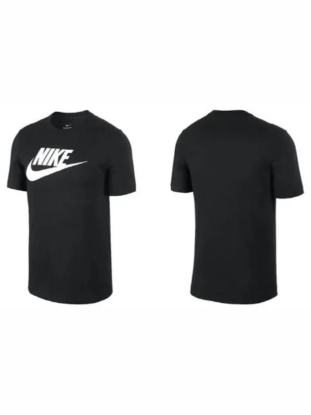 Futura Icon Short Sleeve T-Shirt Black - NIKE - BALAAN 7