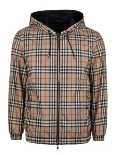 Reversible Vintage Check Hooded Jacket Archive Beige - BURBERRY - BALAAN 2