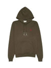 De Coeur Hoodie Dark Coffee - AMI - BALAAN 2