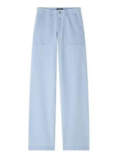 Women's Seaside Straight Jeans Light Blue - A.P.C. - BALAAN 2