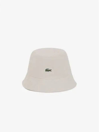 Basic Bucket Hat Light Beige - LACOSTE - BALAAN 2