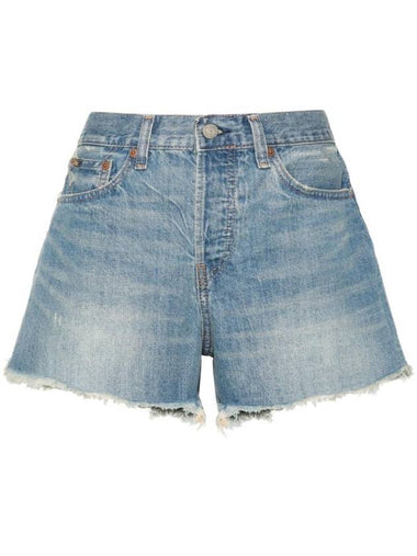 Denim Mini Shorts 211934934 - POLO RALPH LAUREN - BALAAN 1