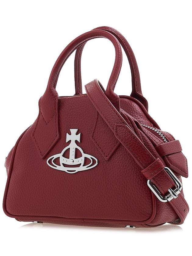 Logo Mini Yasmin Tote Bag Red - VIVIENNE WESTWOOD - BALAAN 3