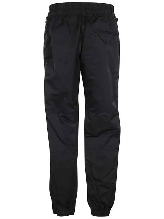 Zipper Detail Nylon Track Pants Black - BOTTEGA VENETA - BALAAN 3