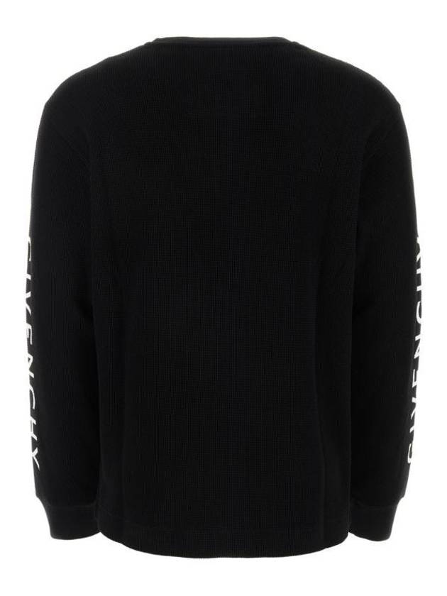 Logo Classic Fit Long Sleeve T-Shirt Black - GIVENCHY - BALAAN 3