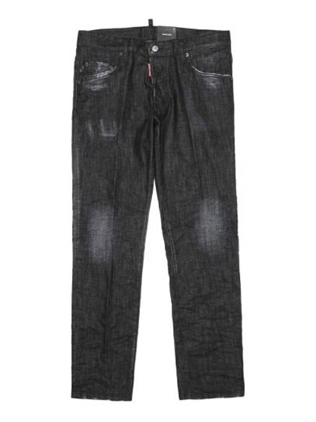 Men's Clean Wash Skater Jeans Black - DSQUARED2 - BALAAN 2