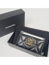 19 Quilted Lambskin Gold Plate Chain Card Wallet Black - CHANEL - BALAAN 2