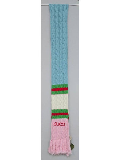 Adidas knit wool scarf muffler - GUCCI - BALAAN 2