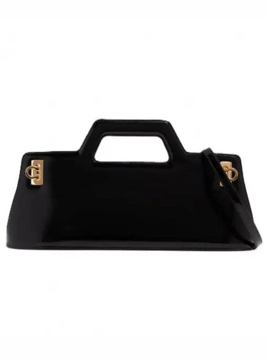 Wanda East West Top Handle Tote Bag Black - SALVATORE FERRAGAMO - BALAAN 2