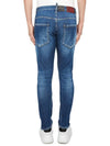 Sexy Twist Skinny Jeans Blue - DSQUARED2 - BALAAN 4