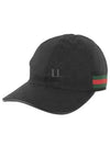 Original GG Web Supreme Canvas Baseball Ball Cap Black - GUCCI - BALAAN 2