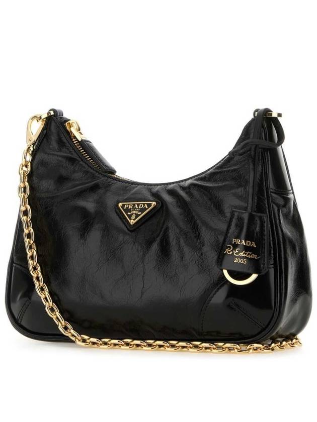 Re-Edition 2005 Leather Shoulder Bag Black - PRADA - BALAAN 3