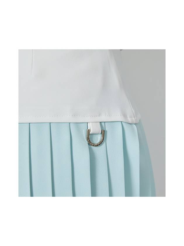 Golf Wear Heart Shape Pleated Skirt Mint - J JANE - BALAAN 5