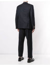 Men's Signature Classic Wool Suit Navy - THOM BROWNE - BALAAN.