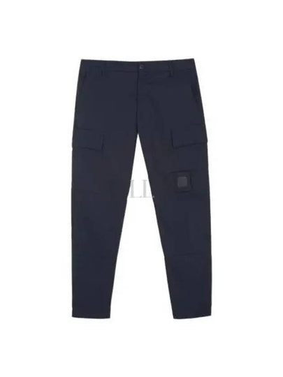 Technical Panama Ergonomic Cargo Straight Pants Navy - CP COMPANY - BALAAN 2