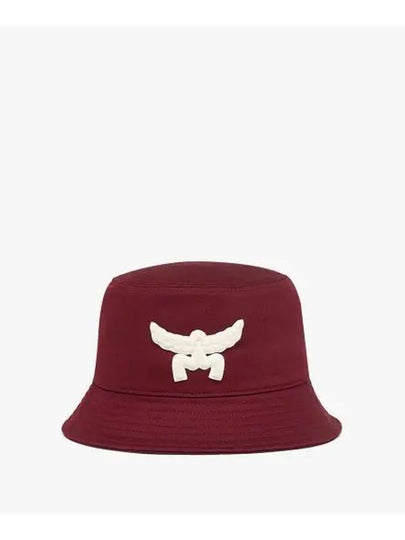 Cotton Twill Essentials Logo Bucket Hat Red - MCM - BALAAN 2