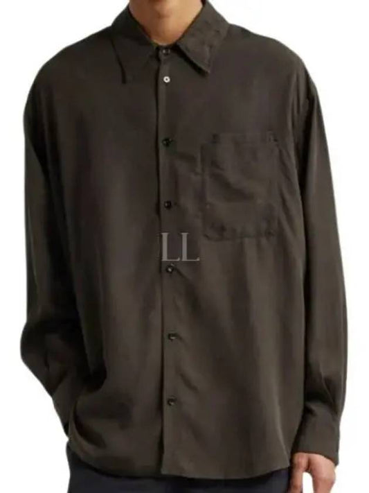 Double Pocket Long Sleeve Shirt Brown - LEMAIRE - BALAAN 2