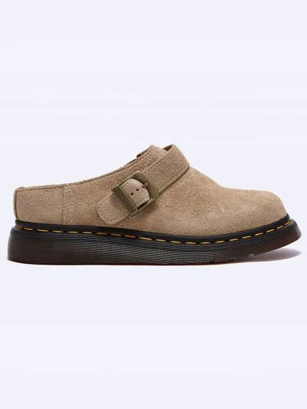 Isham Desert Oasis Suede Mules Beige - DR. MARTENS - BALAAN 2