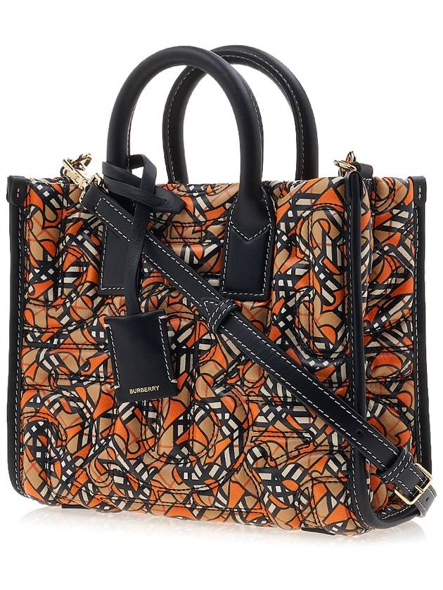 Women's Mini Monogram Print Tote Bag - BURBERRY - BALAAN 3