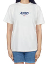 Iconic Logo Patch Short Sleeve T-Shirt White - AUTRY - BALAAN 3