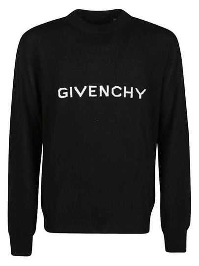 Archetype Crew Neck Wool Knit Top Black - GIVENCHY - BALAAN 2