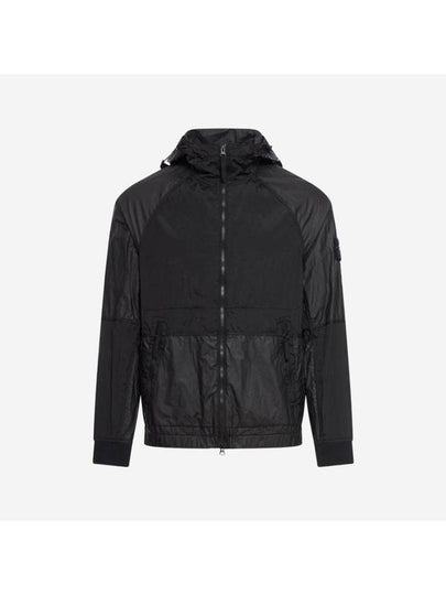 Nylon Metal Watro-TC Hooded Jacket Black - STONE ISLAND - BALAAN 2