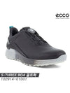 Men's S3 Boa Spikeless Golf Shoes Black - ECCO - BALAAN 3