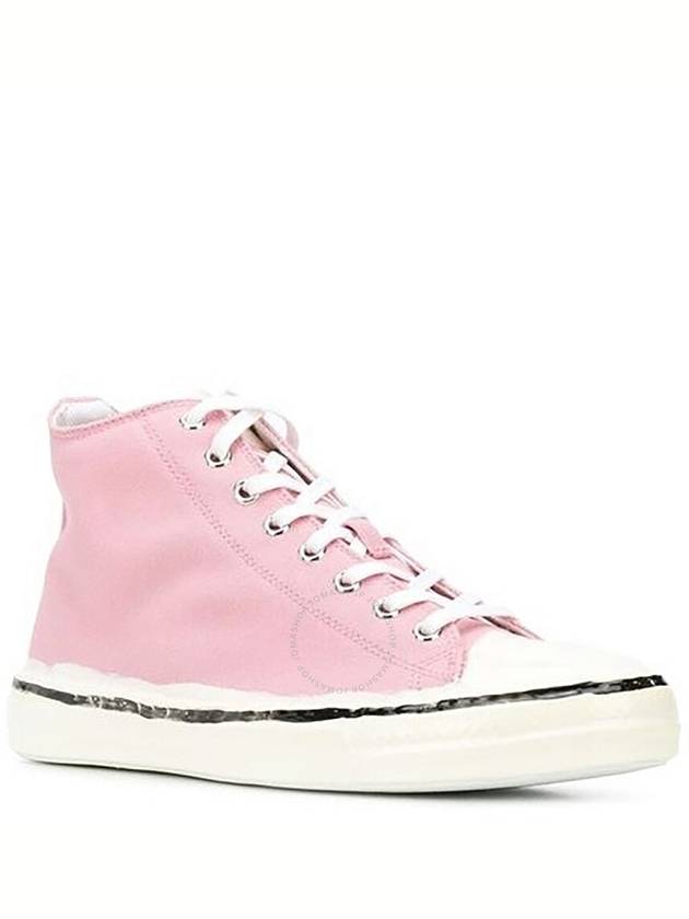 cotton high-top sneakers pink - MARNI - BALAAN 3