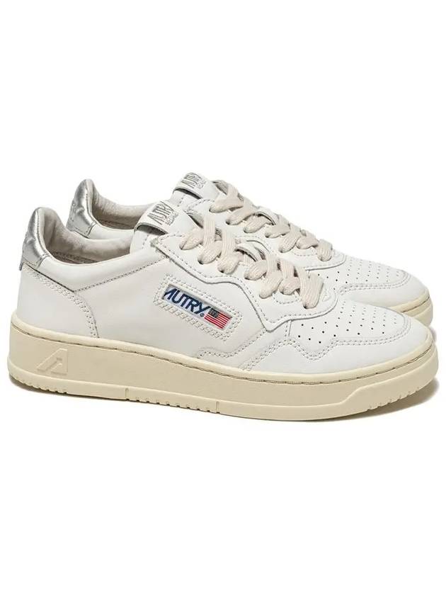 Medalist Silver Tab Low Top Sneakers White - AUTRY - BALAAN 5