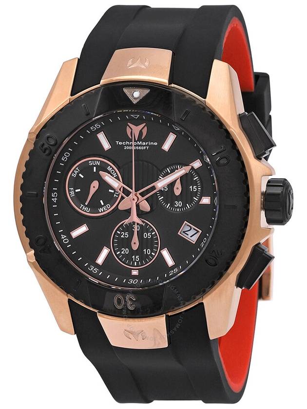 Technomarine UF6 Chronograph Quartz Black Dial Men's Watch TM-616005 - TECHNOMARINE - BALAAN 1