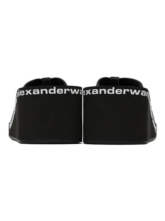 Alexander Wang logo lettering print trade rubber sole flip flop sandals - ALEXANDER WANG - BALAAN 4
