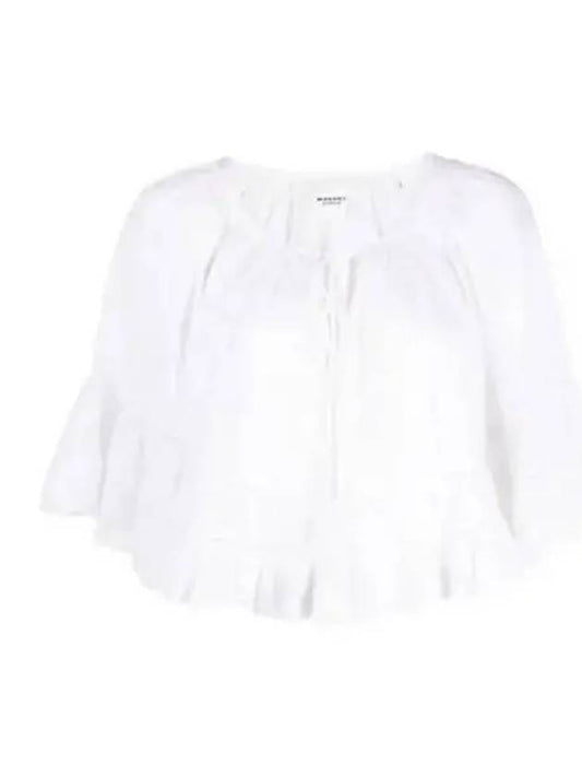 LIAM COTTON LINEN TOP - ISABEL MARANT - BALAAN 2