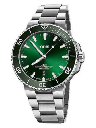 Oris Aquis Date Automatic Green Dial Men's Watch 01 733 7789 4157-07 8 23 04PEB - ORIS - BALAAN 1